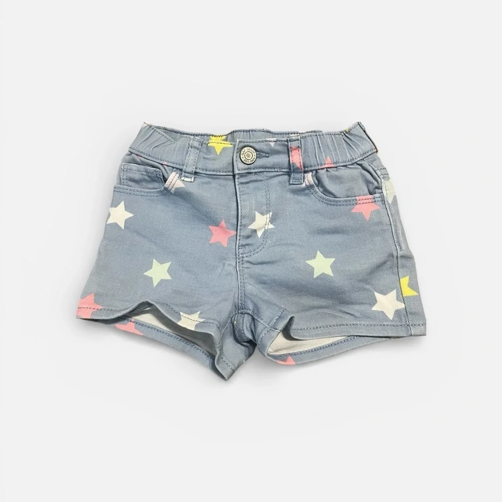 GAP Kids Light Blue Star Pattern Shorts